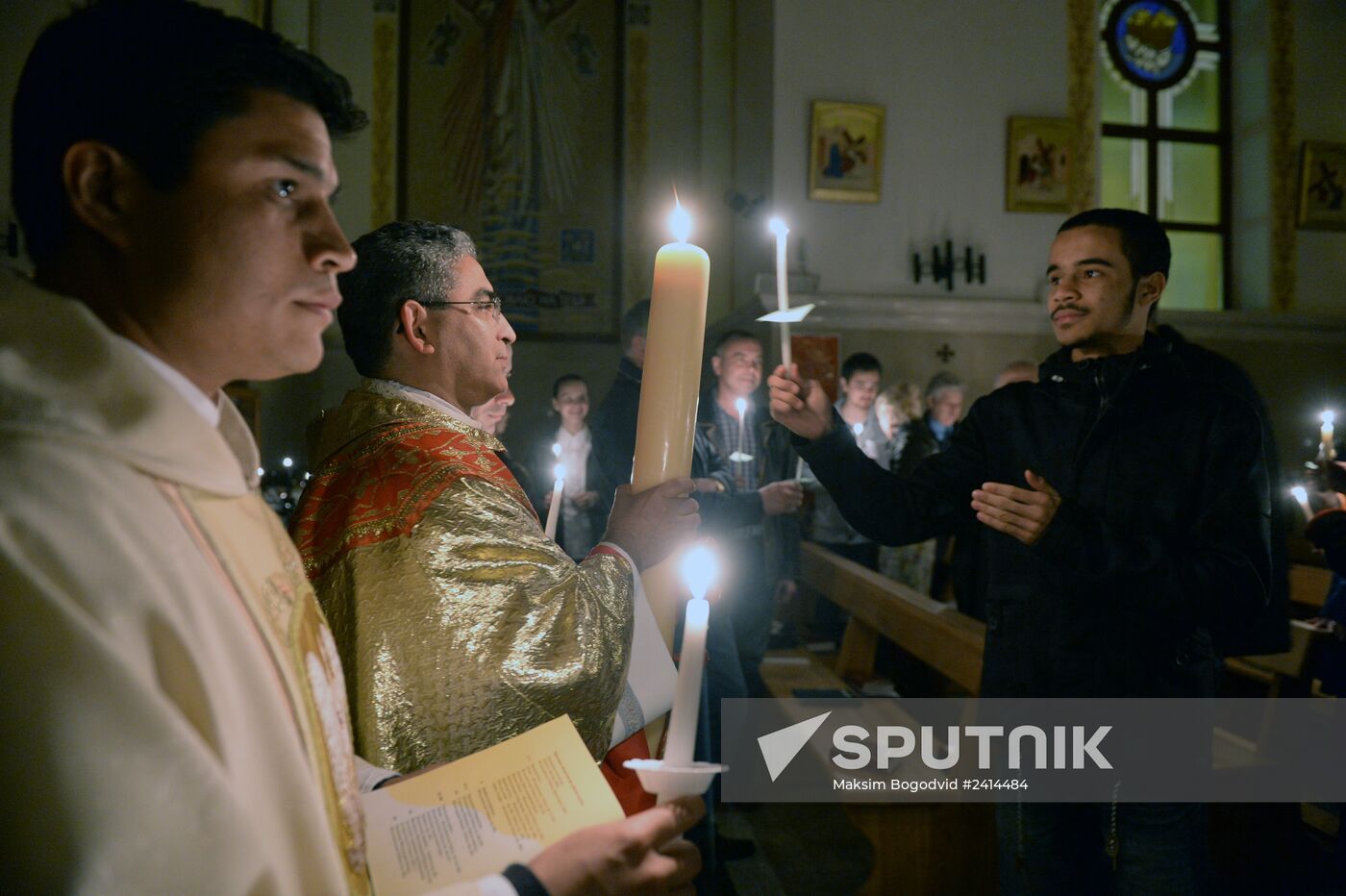 Catholic Easter celebrated in Russia