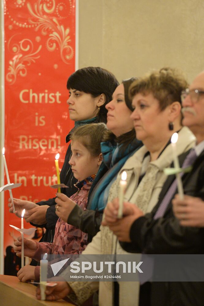 Catholic Easter celebrations in Russia