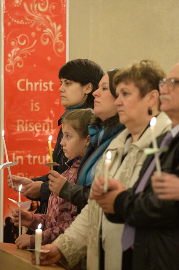 Catholic Easter celebrations in Russia