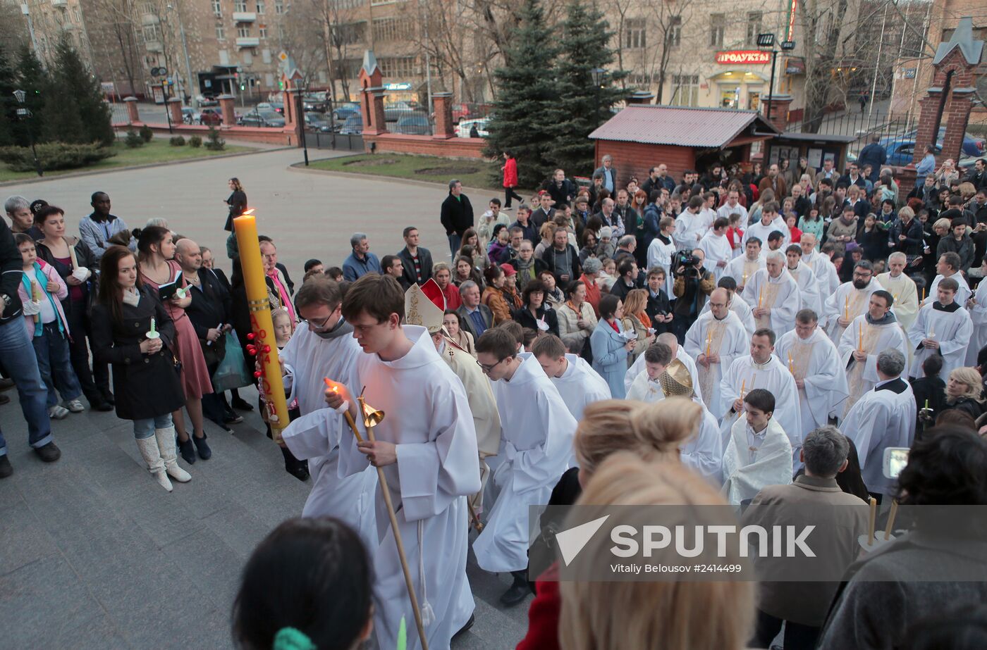 Catholic Easter celebrations in Russia