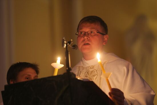 Catholic Easter celebrations in Russia