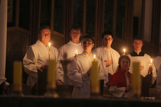 Catholic Easter celebrated in Russia