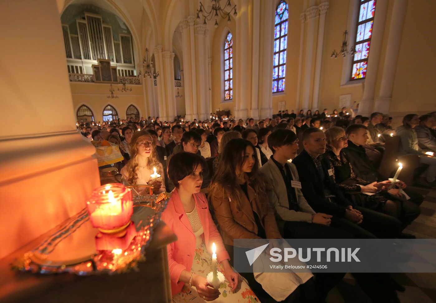 Catholic Easter celebrations in Russia