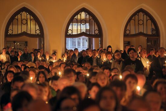 Catholic Easter celebrations in Russia