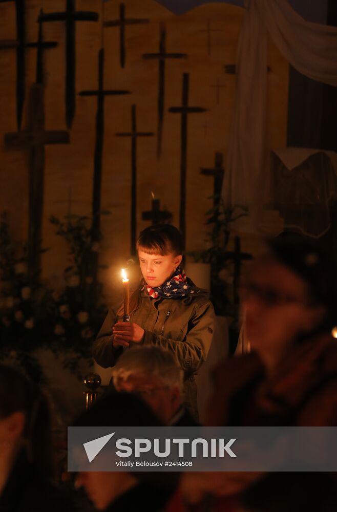 Catholic Easter celebrations in Russia