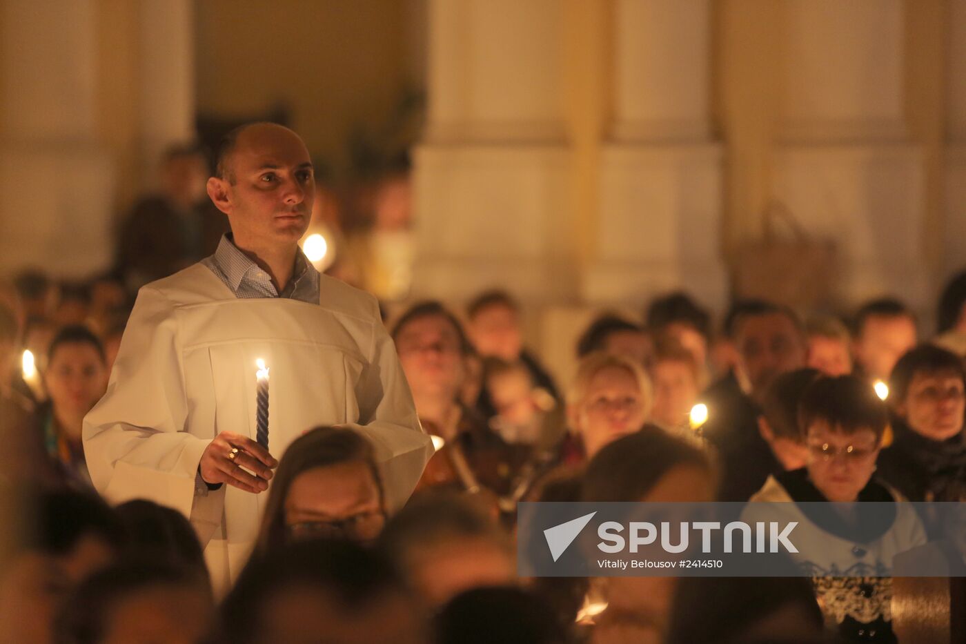 Catholic Easter celebrations in Russia