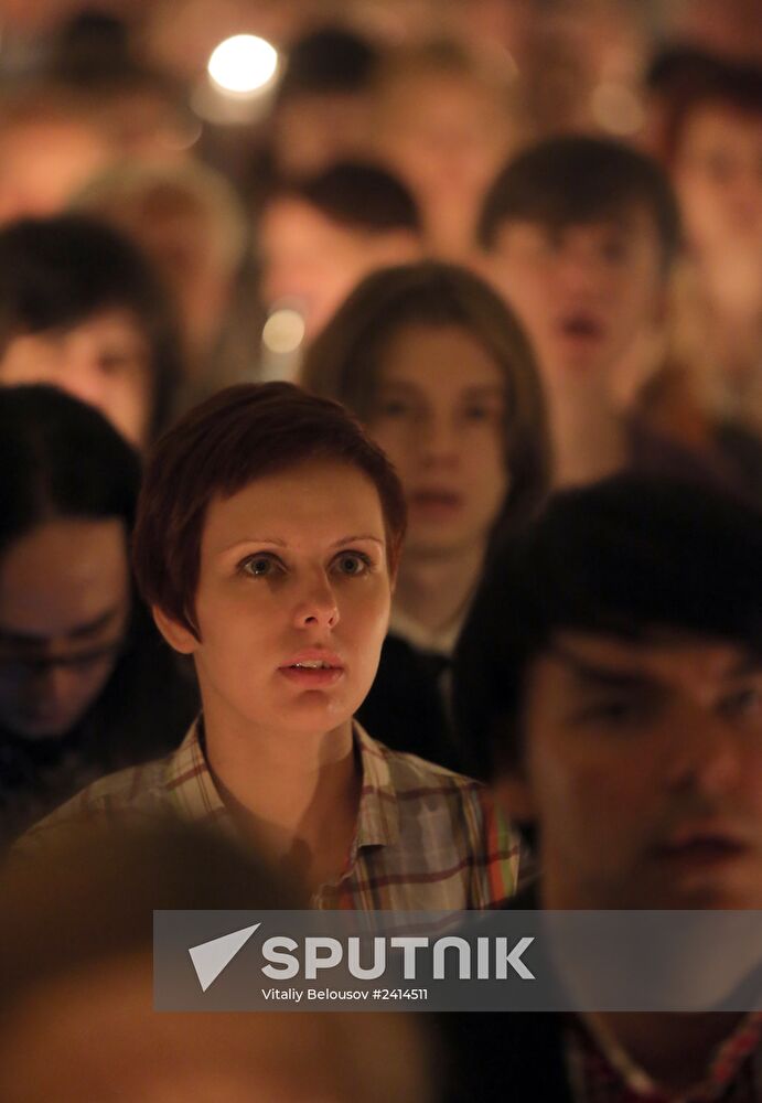 Catholic Easter celebrations in Russia