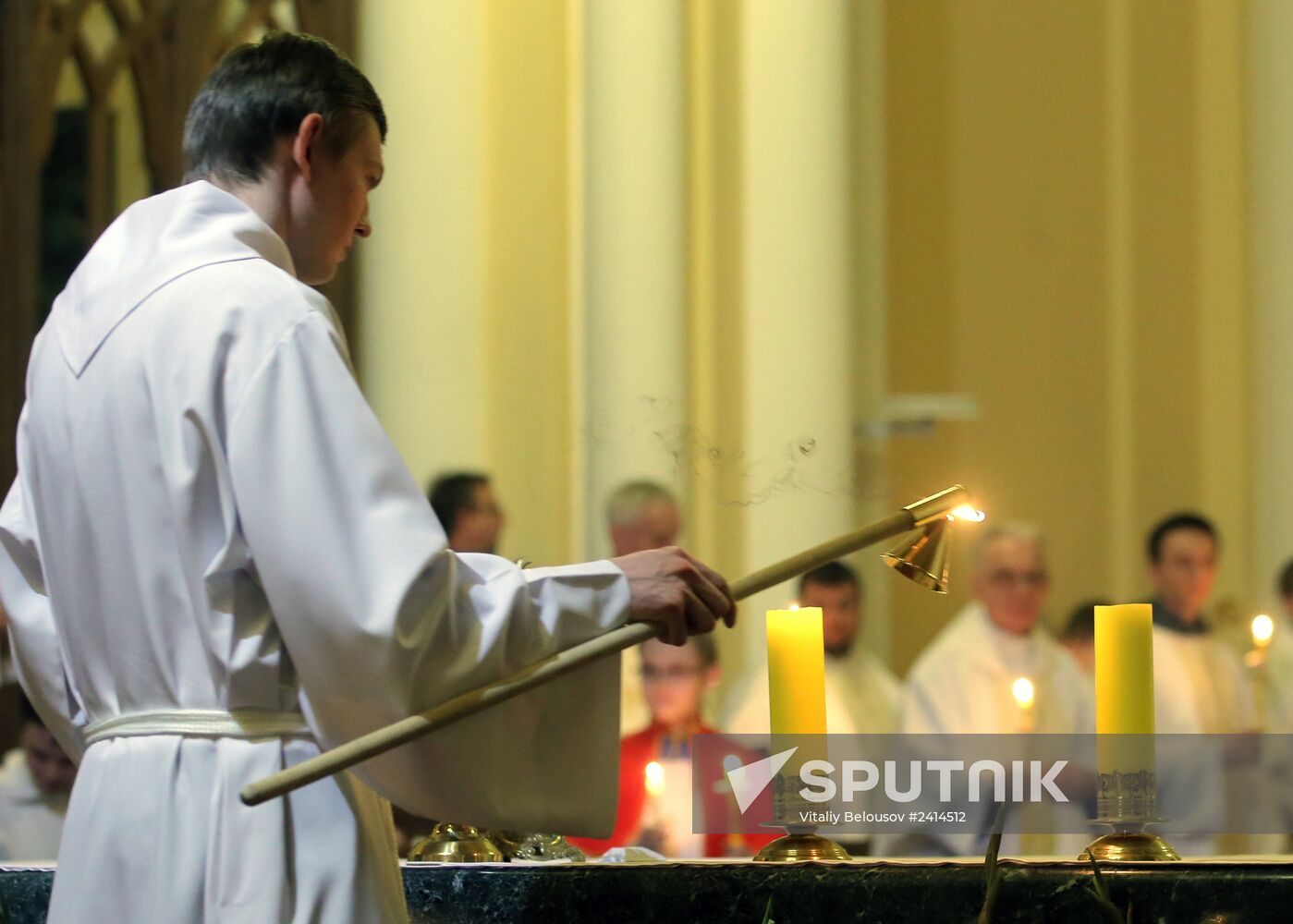 Catholic Easter celebrations in Russia