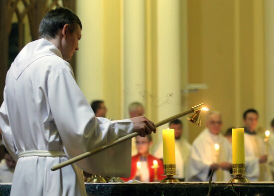 Catholic Easter celebrations in Russia
