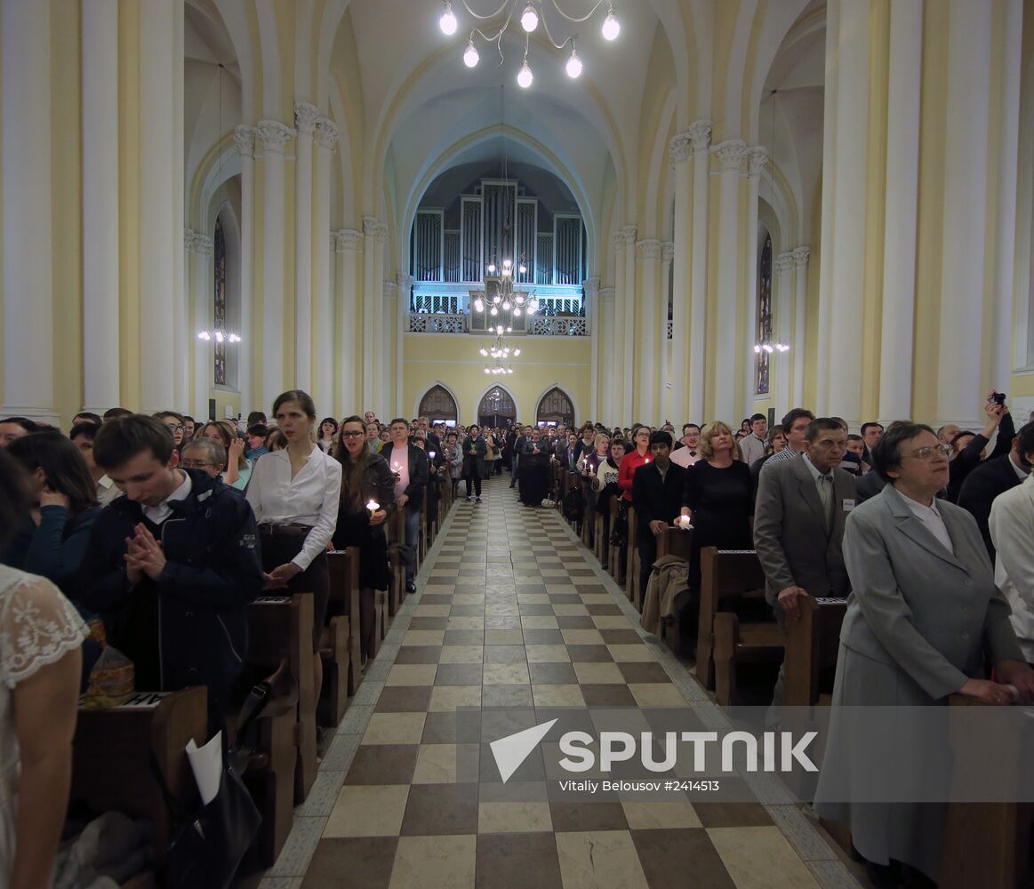 Catholic Easter celebrated in Russia