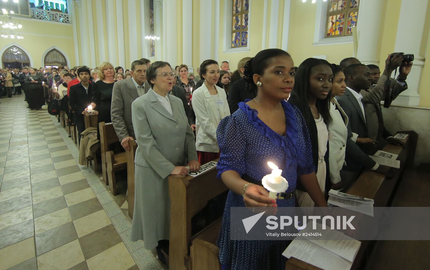 Catholic Easter celebrated in Russia