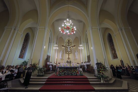 Catholic Easter celebrations in Russia