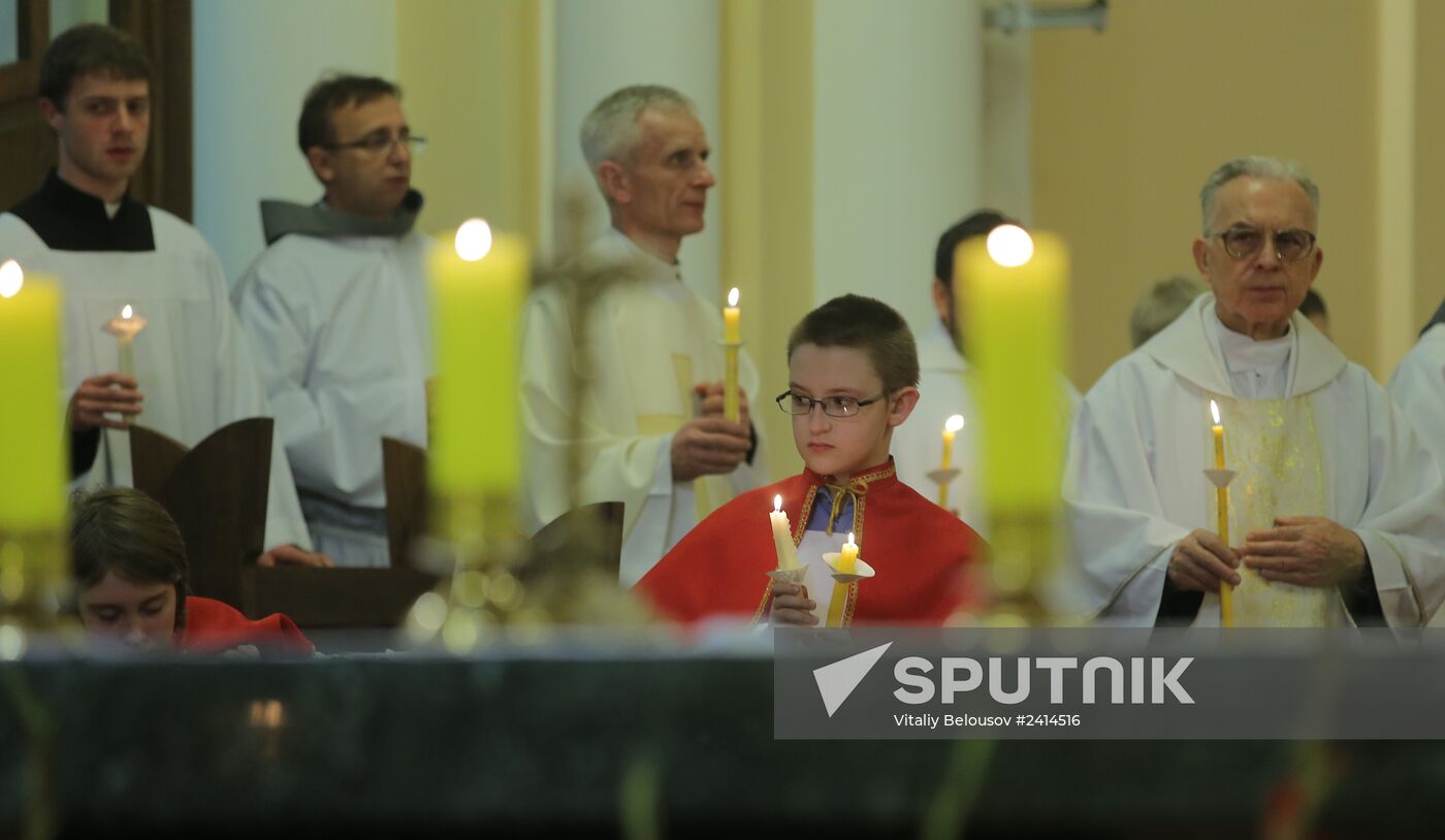 Catholic Easter celebrations in Russia