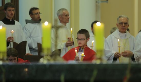 Catholic Easter celebrations in Russia
