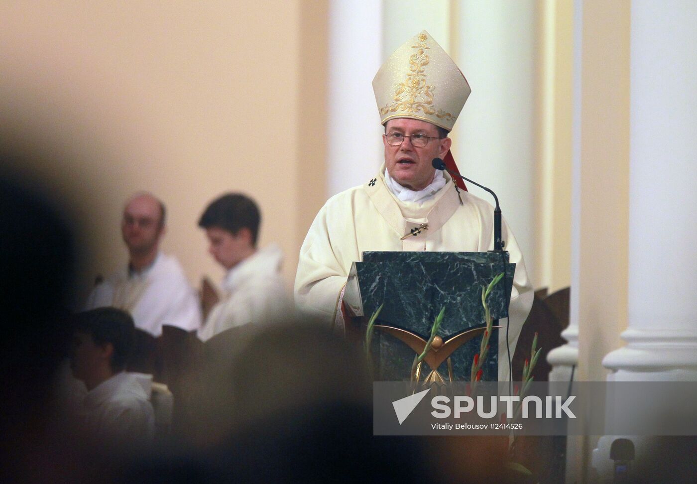 Catholic Easter celebrated in Russia