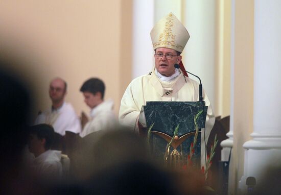 Catholic Easter celebrated in Russia