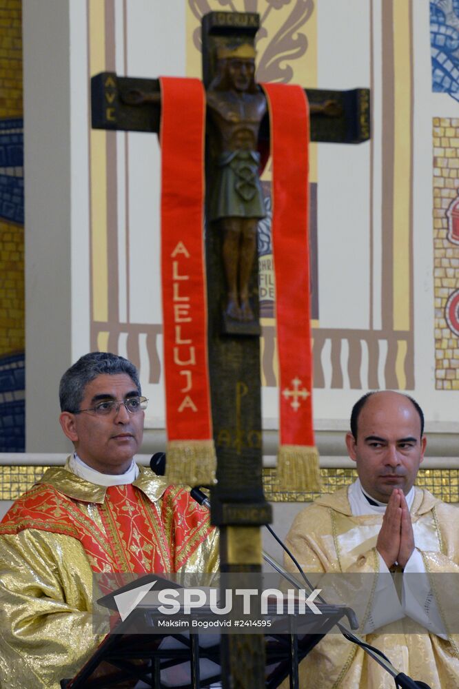 Catholic Easter celebrated in Russia