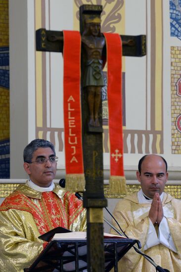 Catholic Easter celebrated in Russia