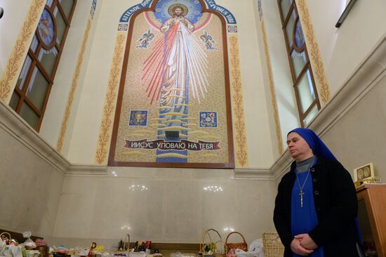 Catholic Easter celebrated in Russia