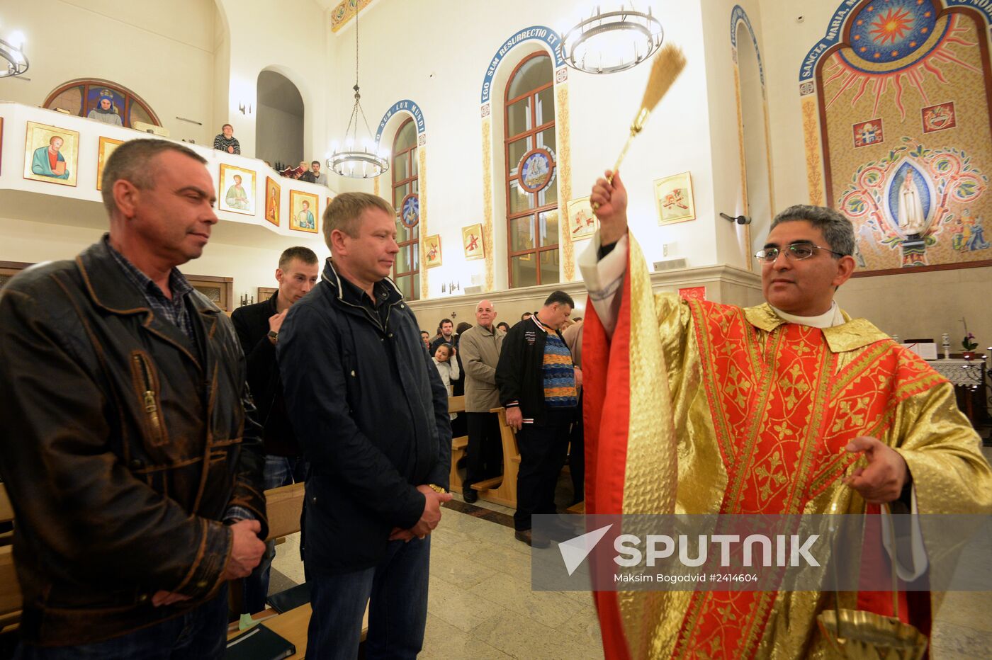 Catholic Easter celebrated in Russia