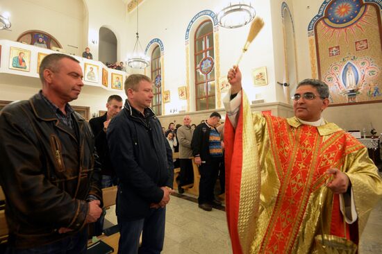 Catholic Easter celebrated in Russia