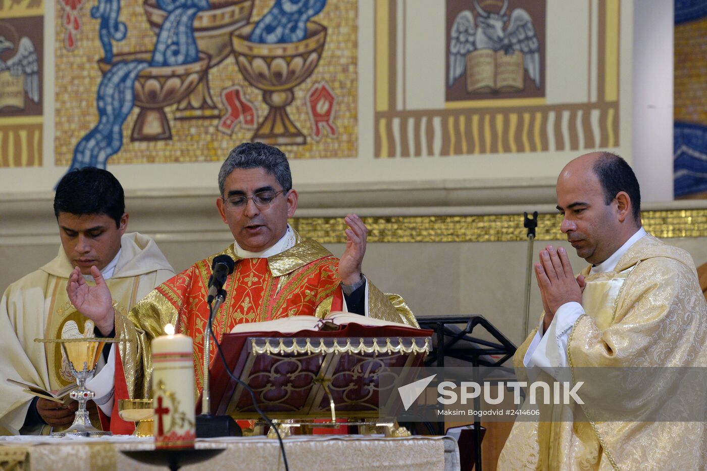 Catholic Easter celebrated in Russia