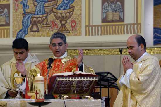 Catholic Easter celebrated in Russia