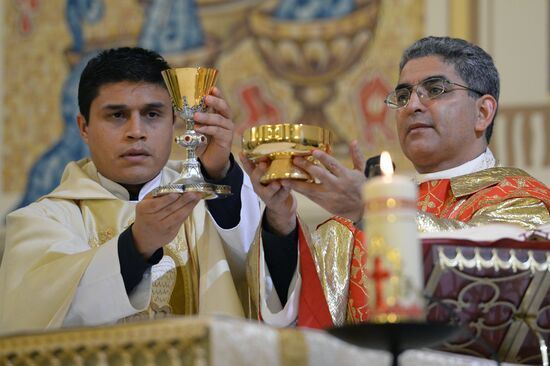 Catholic Easter celebrated in Russia