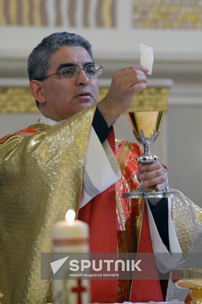 Catholic Easter celebrated in Russia