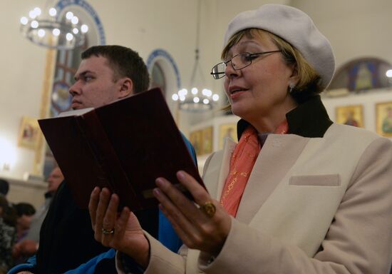 Catholic Easter celebrated in Russia