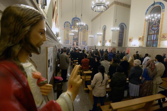 Catholic Easter celebrated in Russia