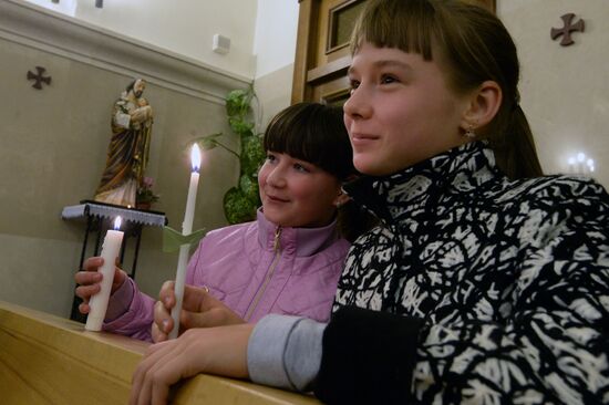 Catholic Easter celebrated in Russia