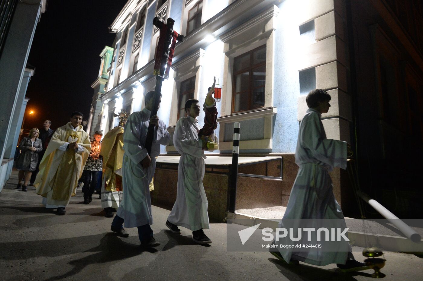 Catholic Easter celebrated in Russia