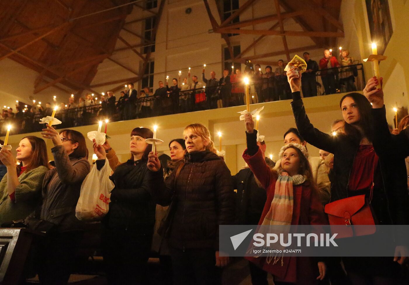 Catholic Easter celebrated in Russia