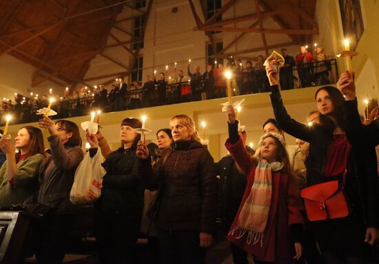 Catholic Easter celebrated in Russia