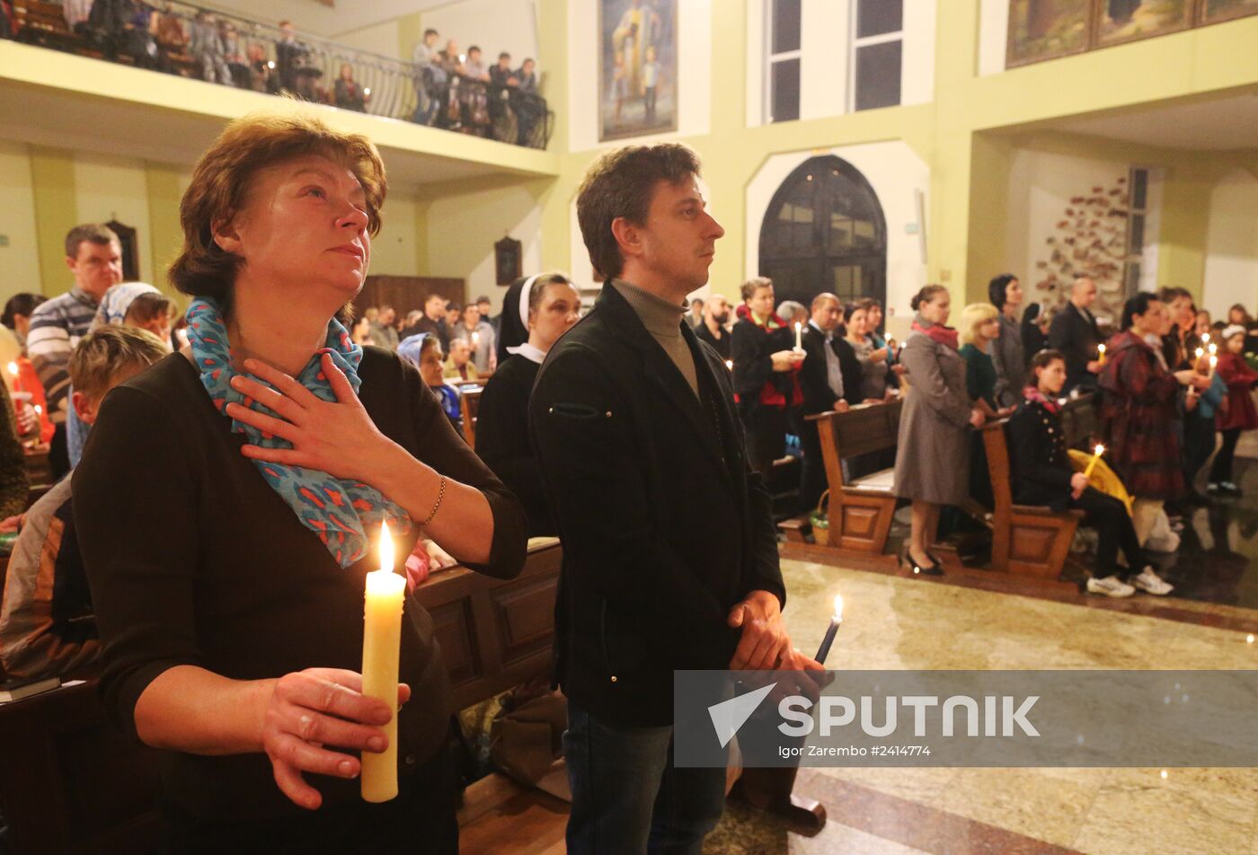 Catholic Easter celebrated in Russia