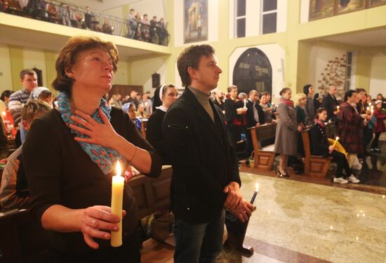 Catholic Easter celebrated in Russia