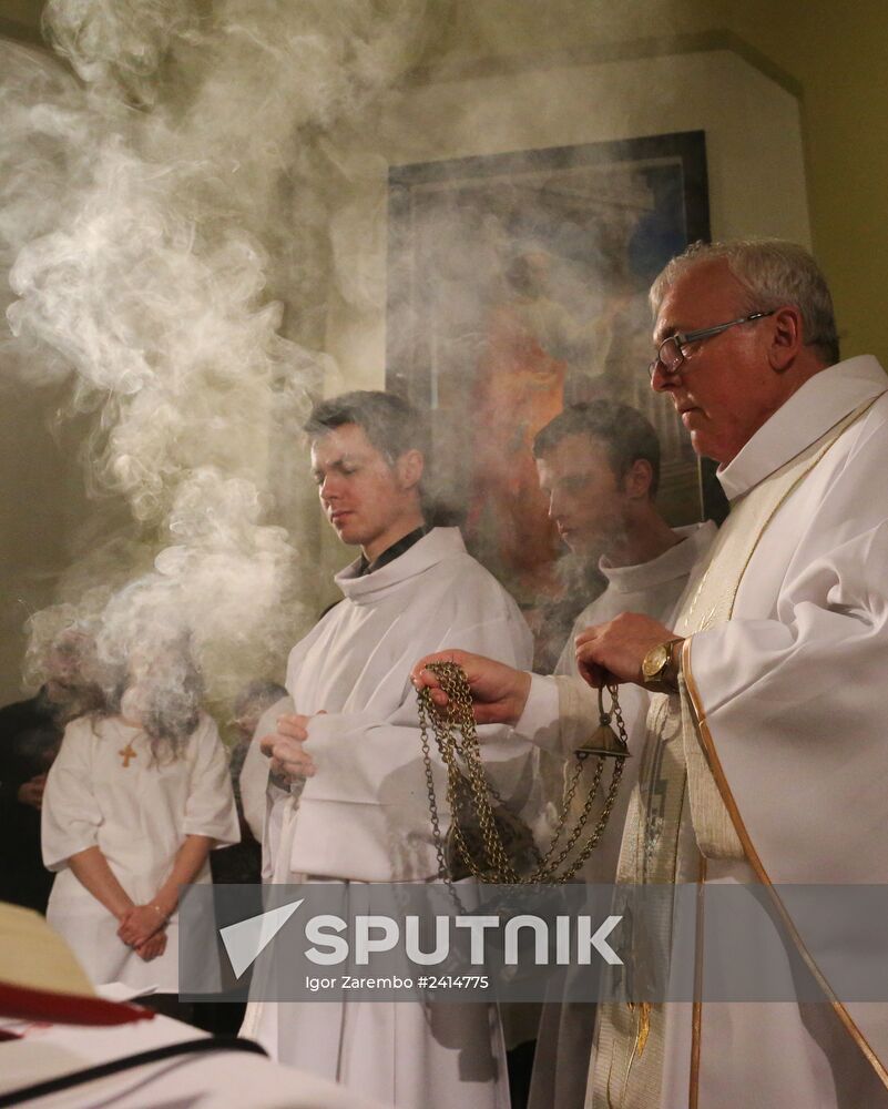 Catholic Easter celebrated in Russia