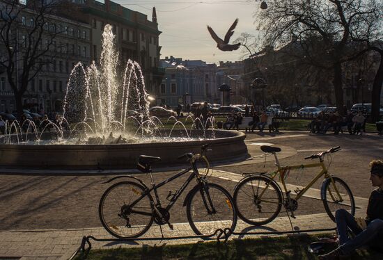 Fountain season opened in St. Petersburg