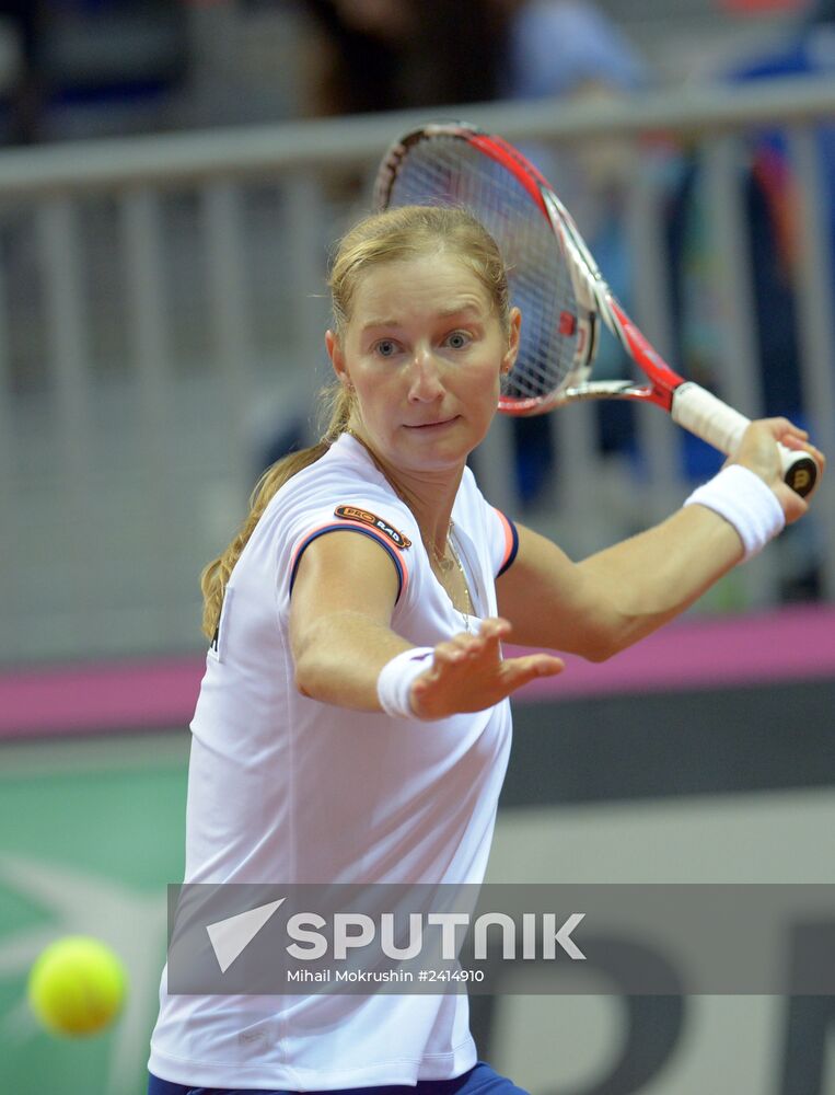 Fed Cup 2014. Russia vs. Argentina. Day Two