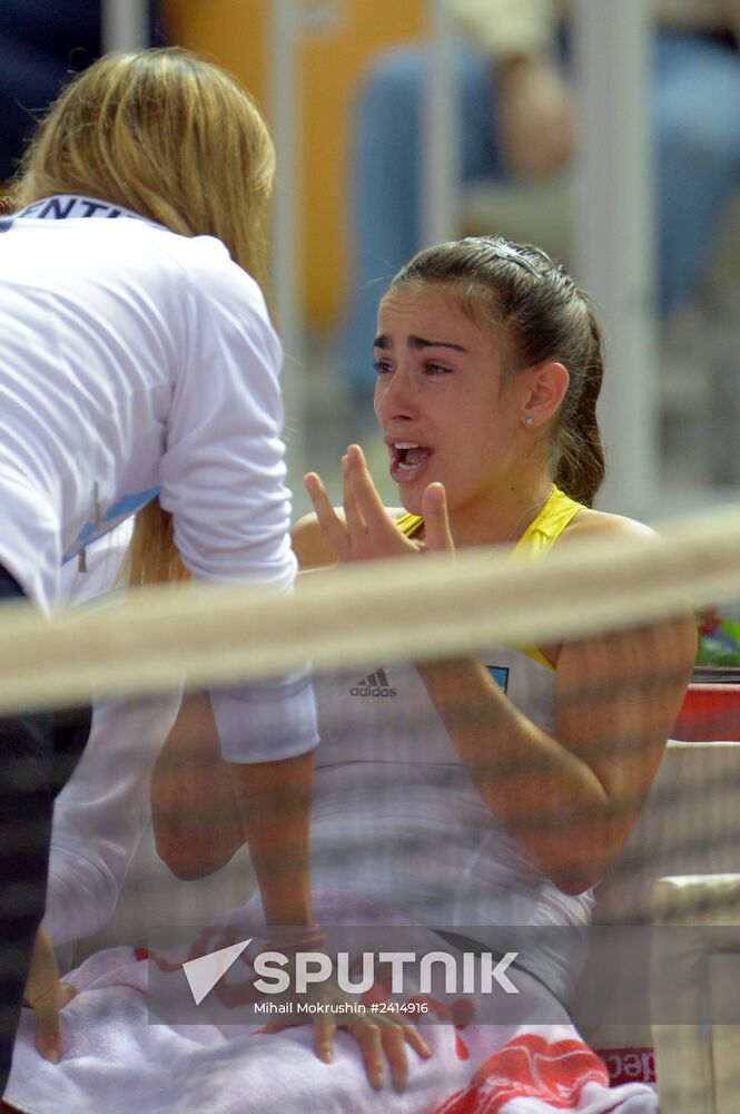Fed Cup 2014. Russia vs. Argentina. Day Two