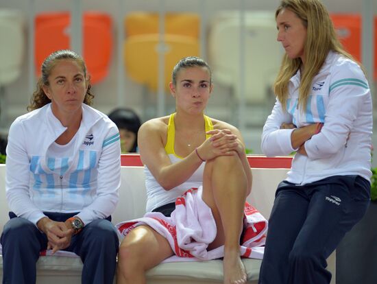 Fed Cup 2014. Russia vs. Argentina. Day Two