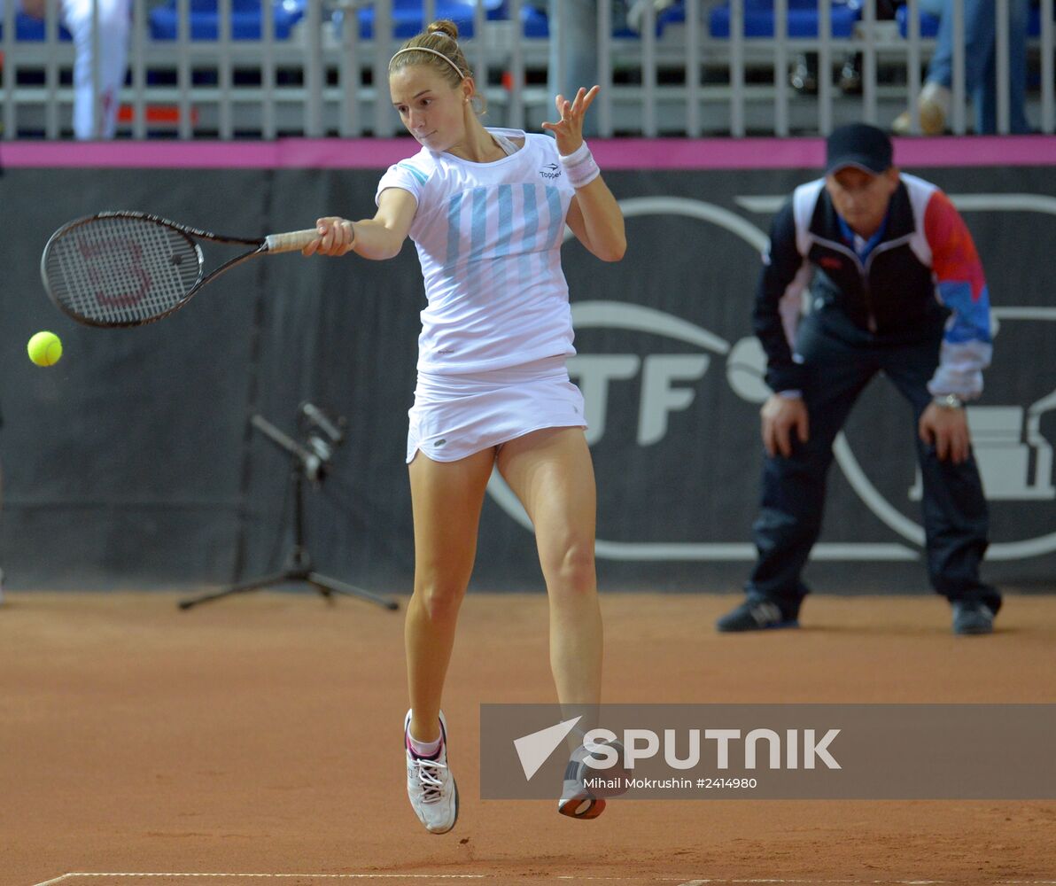 Fed Cup 2014. Russia vs. Argentina. Day Two