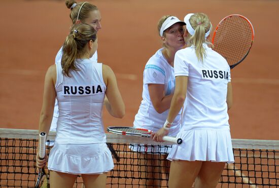 Fed Cup 2014. Russia vs. Argentina. Day Two