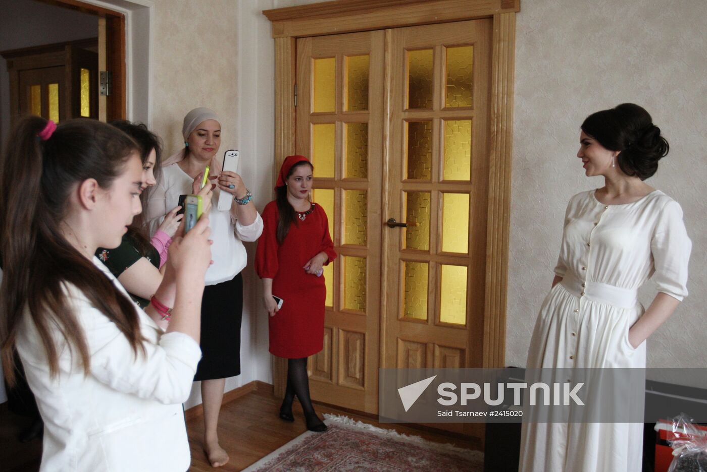 Traditional Chechen wedding in Grozny