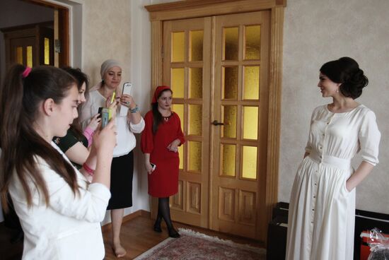 Traditional Chechen wedding in Grozny