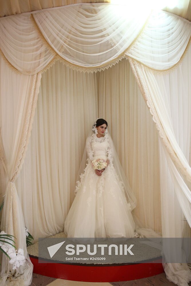 Traditional Chechen wedding in Grozny