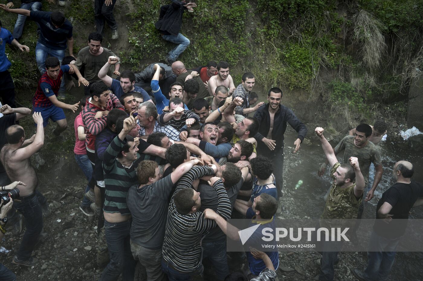 Lelo burti, traditional Georgian game