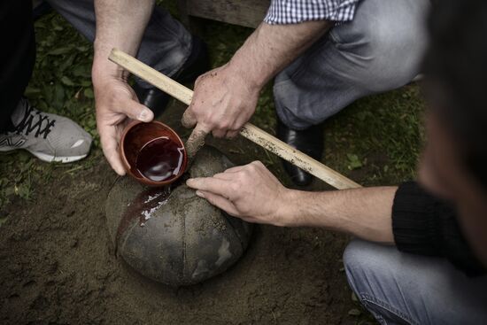Lelo burti, traditional Georgian game