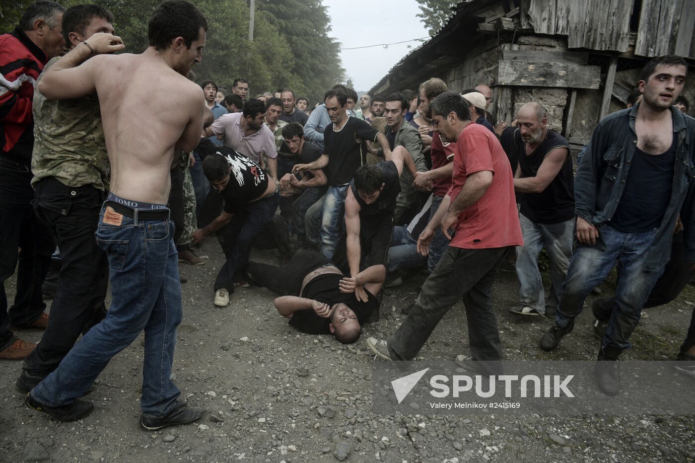 Lelo burti, traditional Georgian game